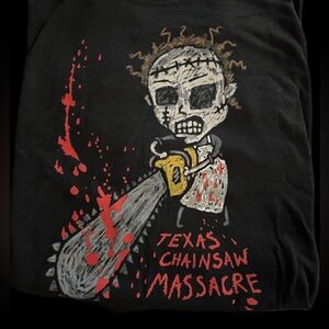 {Brand New} Texas Chainsaw Massacre 50th Anniversary Women's Crop Top